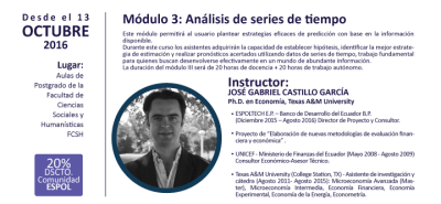 Conferencia: Análisis de series de tiempo