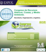 Congreso de Recursos Hídricos, Costas y Medio Ambiente