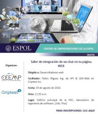 Taller de integración de un chat en tu página Web