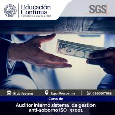 Curso Actualización ISO 37001:2016 - Sistema de Gestión Antisoborno