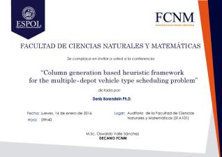 Column generation based heuristic