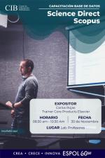 Capacitación en base de datos Science Direct Scopus