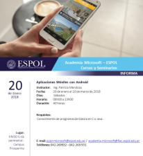 Curso: Aplicaciones móviles con Android