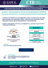 Capacitaciones uso y acceso de las bases de datos científicas