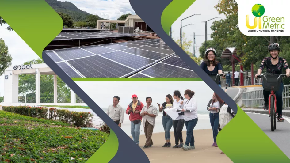 número uno de Ecuador en  el UI GreenMetric World University Ranking