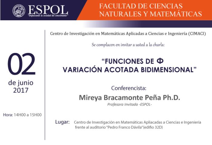 Funciones de Φ Variación Acotada Bidimensional