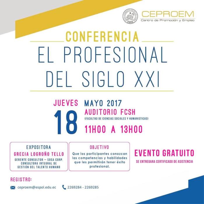 Conferencia: El Profesional del Siglo XXI