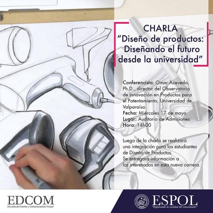 Charla "Diseño de Productos: Diseñando el Futuro desde la Universidad"