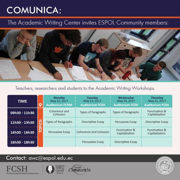 Academic Writing Workshops