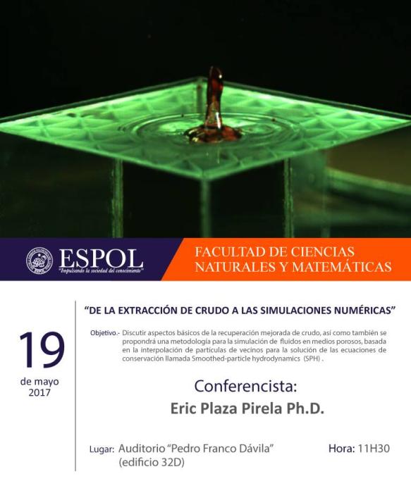 Conferencia: "De la extracción de crudo a las simulaciones numéricas"