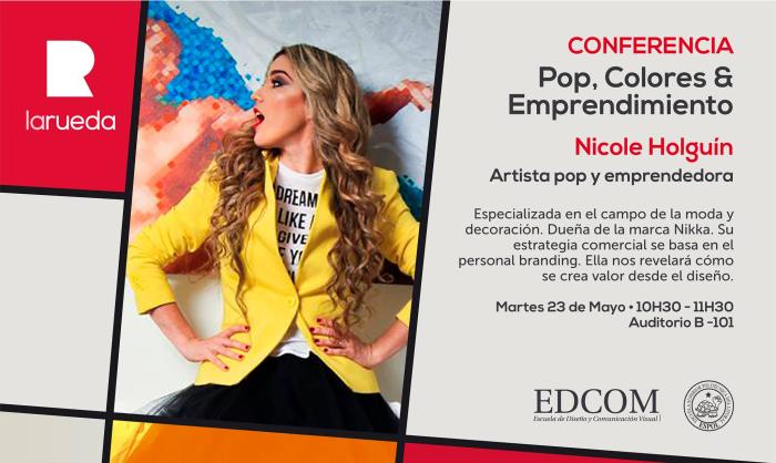 Conferencia: Pop, colores y emprendimiento