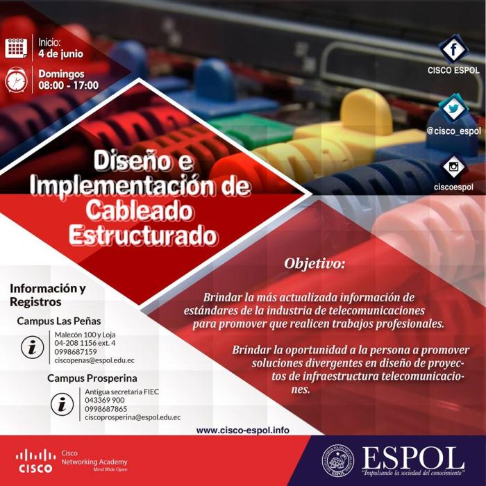 Curso: Diseño e Implementación de Cableado Estructurado