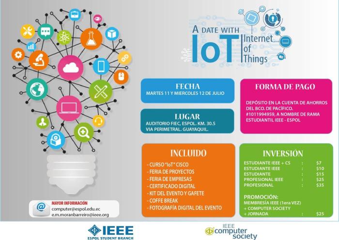 Primera Jornada de Conferencias de Innovación y Tecnología "A Date wiht IOT"