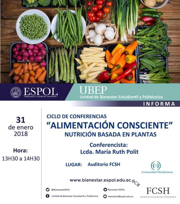 Ciclo de conferencias: Alimentación consciente