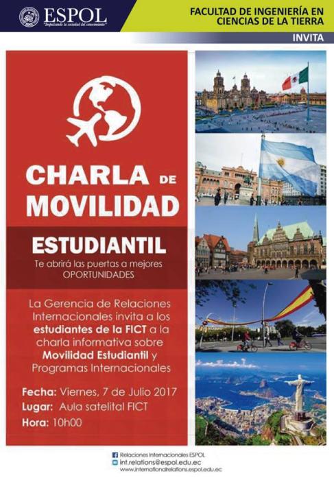 Charla de movilidad estudiantil