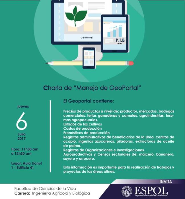 Charla: Manejo de Geoportal