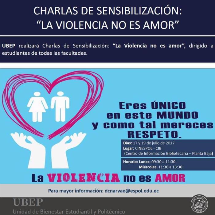 Charlas de Sensibilización: La violencia no es amor