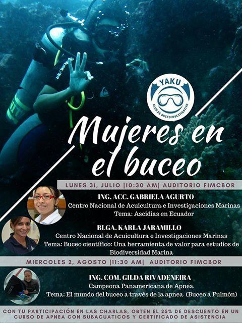 Charlas: Mujeres en el Buceo