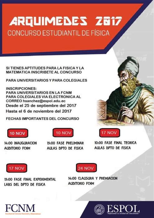 Concurso Estudiantil de Física Arquímides