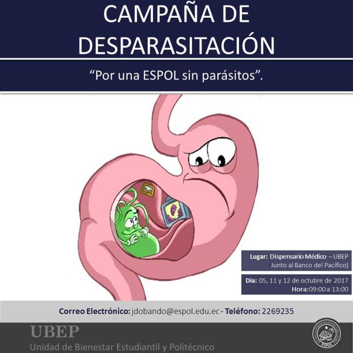 Campaña de desparasitación