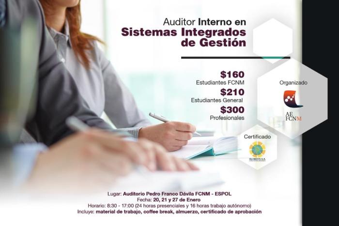 Curso: Auditor Interno en Sistemas Integrados de Gestión