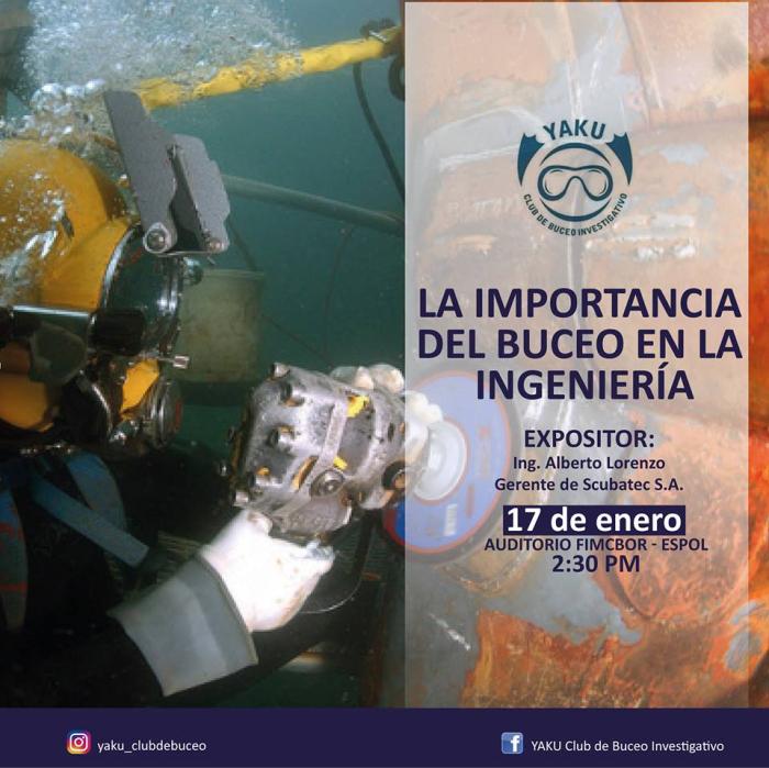 Charla: La importancia del buceo en la ingeniería