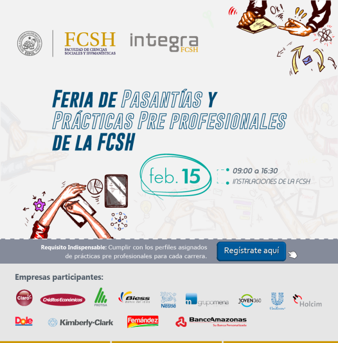 Feria de pasantías y prácticas pre profesionales