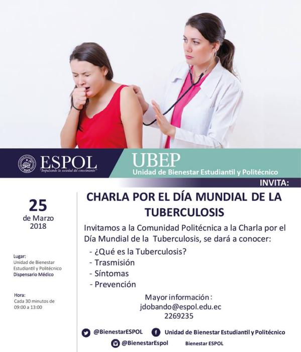 Charla por el Día mundial de la Tuberculosis