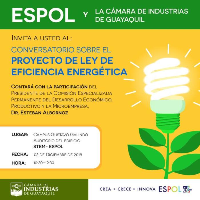 Conversatorio sobre el proyecto de Ley de Eficiencia Energética