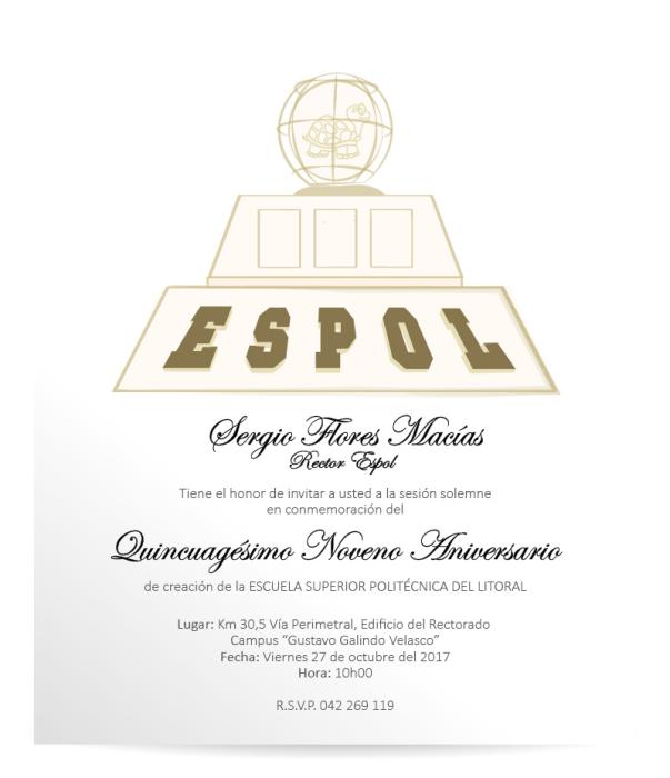 Quincuagésimo noveno aniversario de la ESPOL