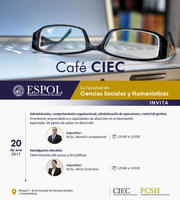 CAFÉ CIEC-INVESTIGACIÓN EN ECONOMÍA Y ADMINISTRACIÓN