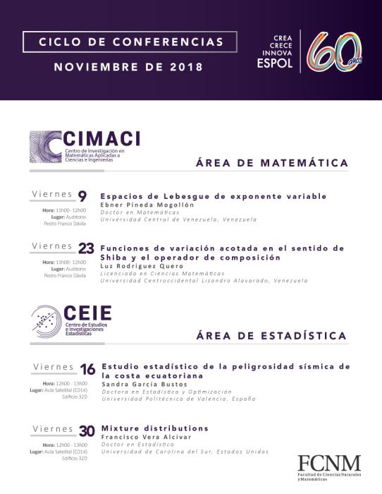 Ciclo de conferencias CIMACI FCNM