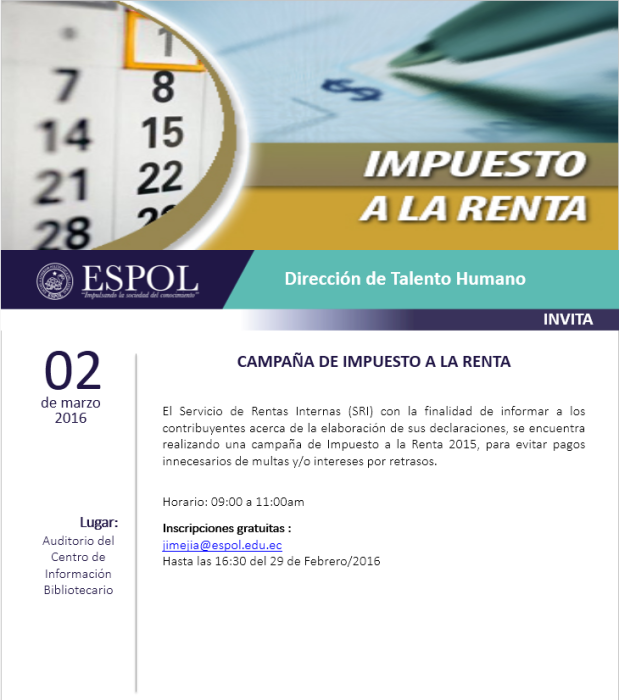 Campaña de Impuesto a la Renta