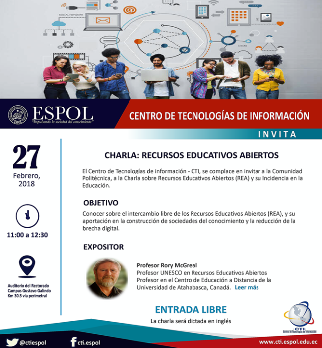 Charla: Recursos educativos abiertos