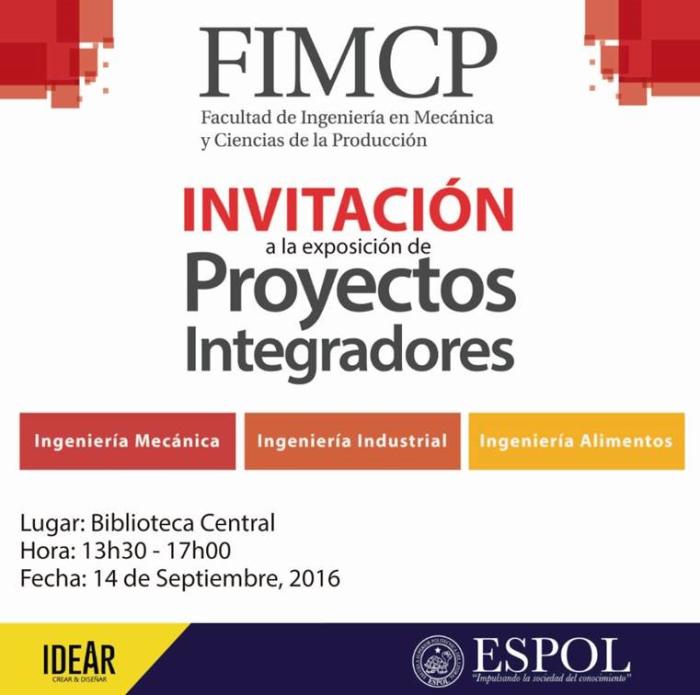 Exposición de Proyectos Integradores - FIMCP