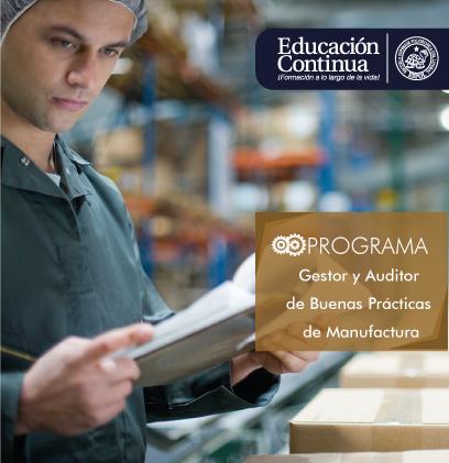 Programa de Gestor y Auditor de Buenas prácticas de Manufactura