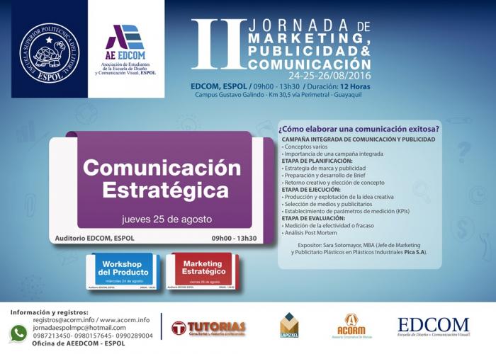 II Jornada de Marketing, Publicidad & Comunicación: 'Comunicación Estratégica'