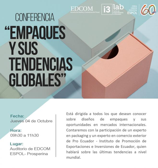 Conferencia: Empaque y sus tendencias globales