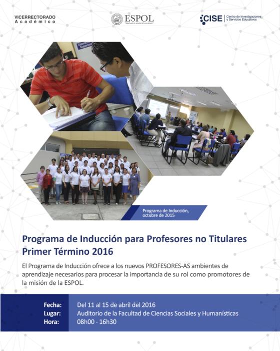 Programa de Inducción I T2016