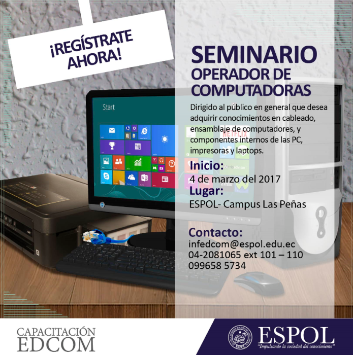 Seminario Operador de Computadoras