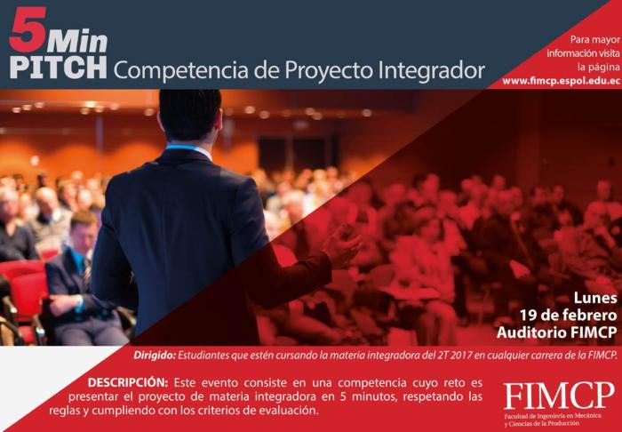 5 Min Pitch - Competencia de Proyecto Integrador