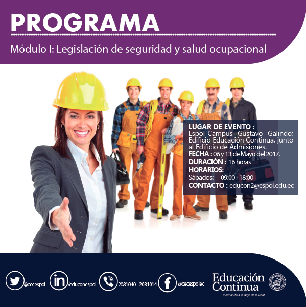 Legislación de Seguridad y Salud Ocupacional