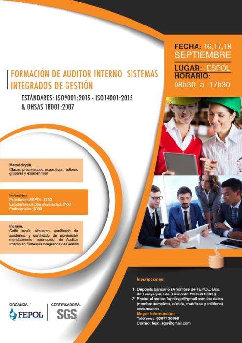 Seminario Auditor Interno - Sistemas Integrados de Gestión