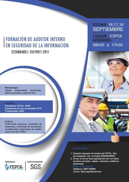 Seminario Auditor Interno en BPM - Seguridad de la Información