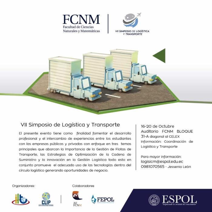 VII Simposio de Logística y Transporte