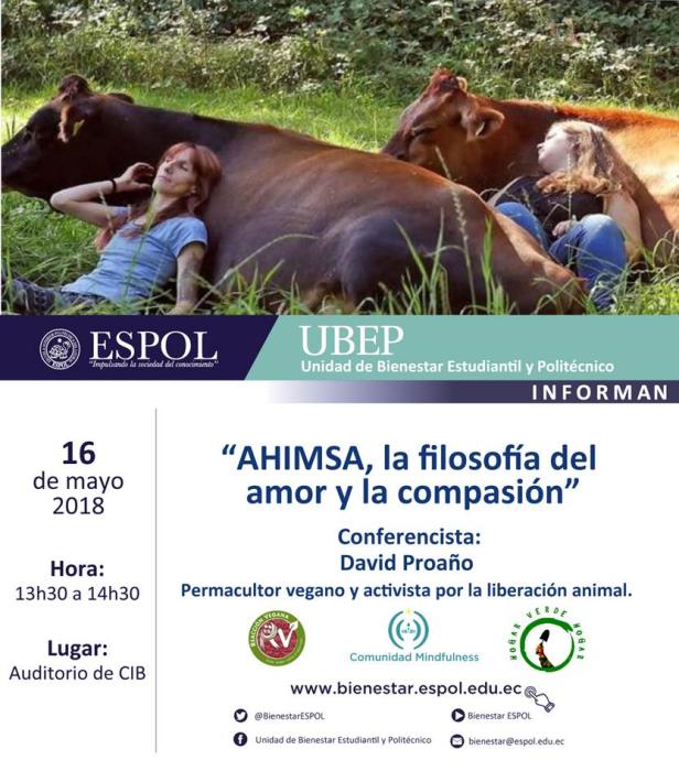 Conferencia: AHIMSA, la filosofía del amor y la compasión