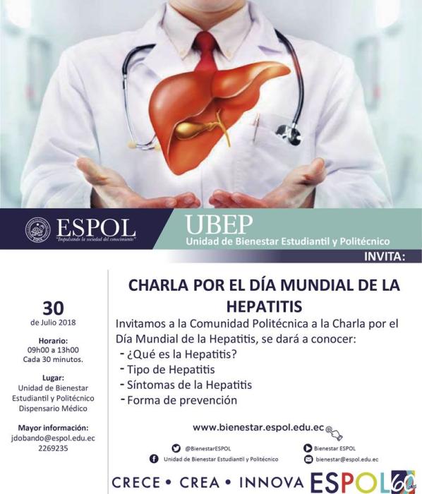 Charla por el Día Mundial de la Hepatitis 