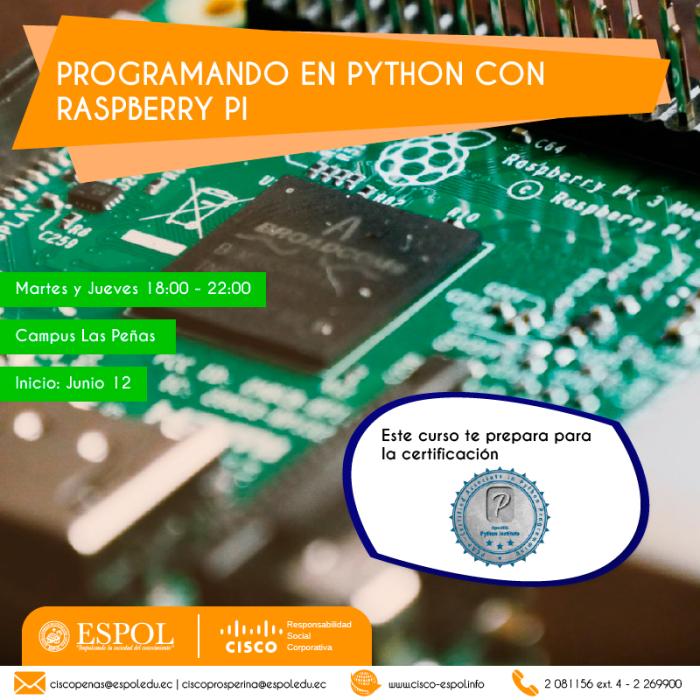 Curso: Programando en Phyton con Raspberry Pi