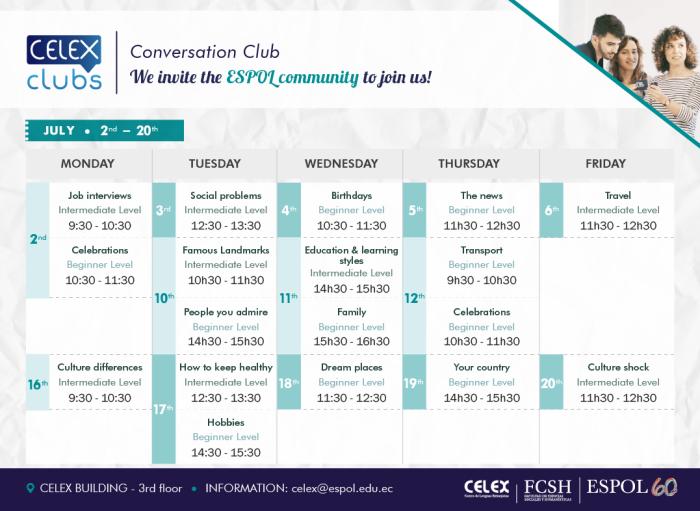 English Clubs Workshops