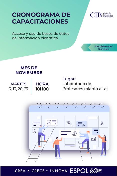 Capacitaciones uso y acceso de las bases de datos científicas